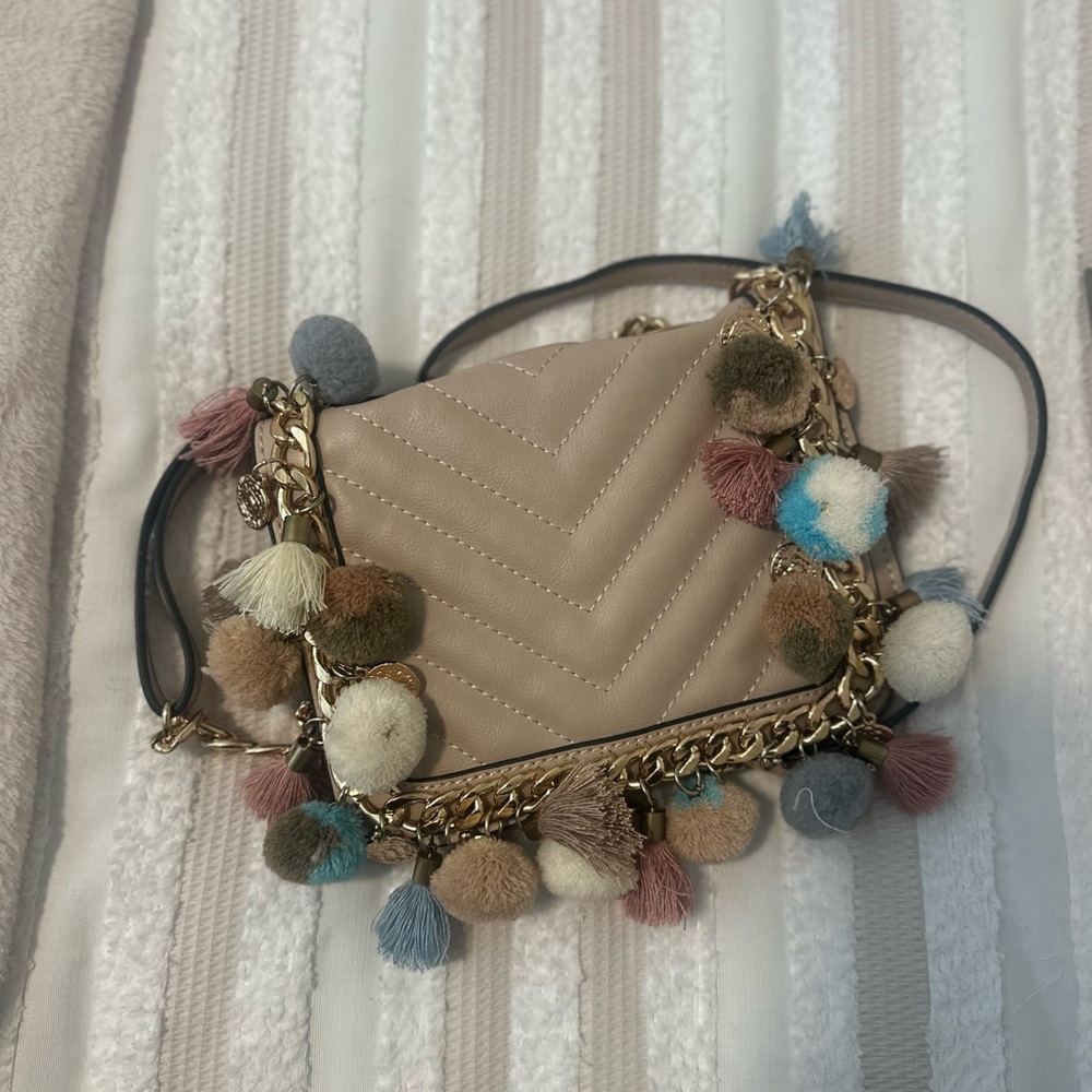 Aldo Cream Crossbody Bag